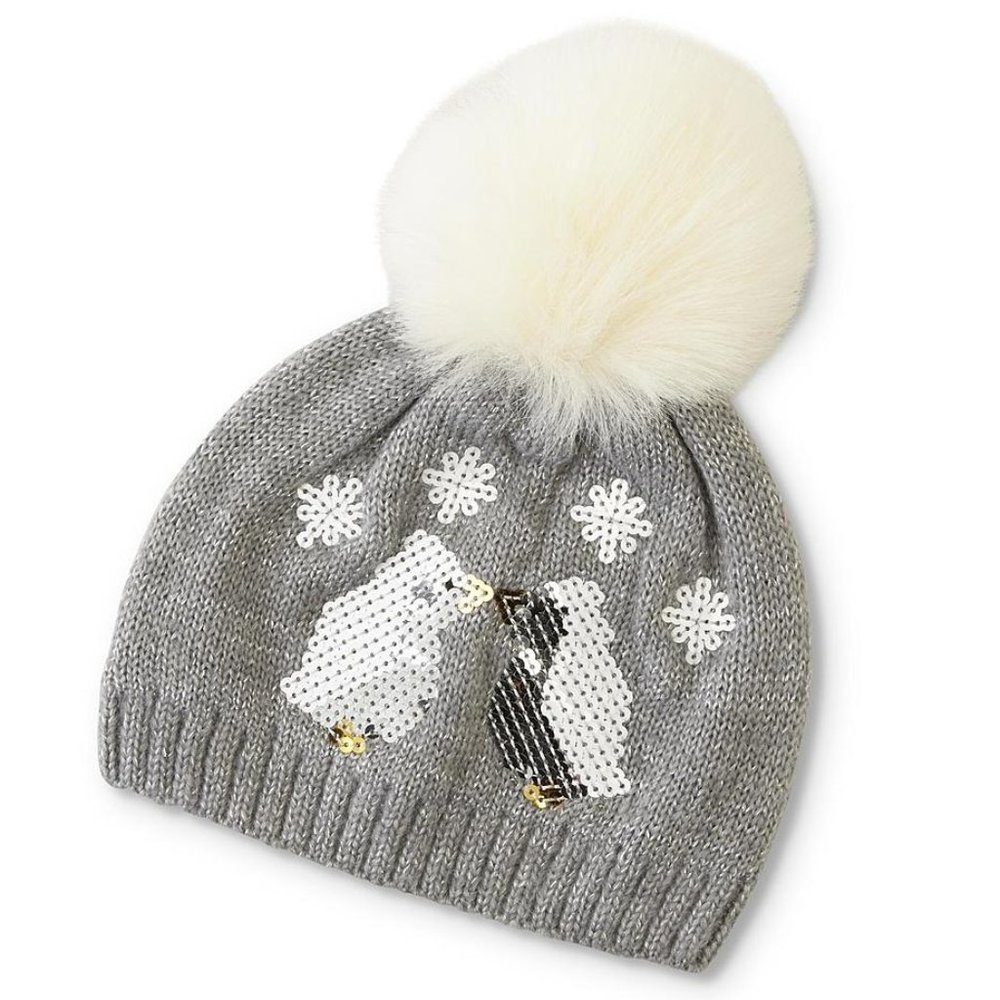 ✨$8 w/ $15 Bundle ✨ New Toddler Girl Penguin Knit Beanie Winter Hat Cap